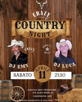 SABATO 11 APRILE - Country Star