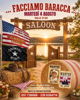 MARTEDI' 4 AGOSTO - Country Star
