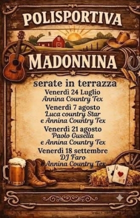 VENERDÌ 7 AGOSTO - Country Star