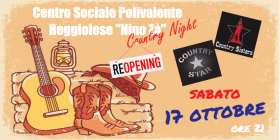 SABATO 17 OTTOBRE - Country Star